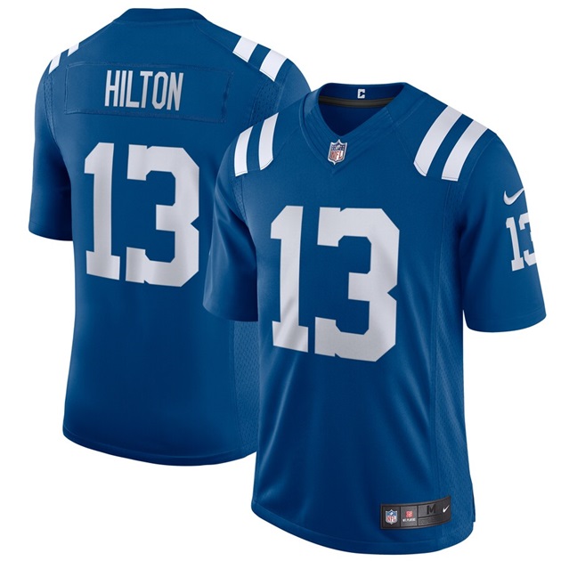 mens nike ty hilton royal indianapolis colts vapor limited jersey